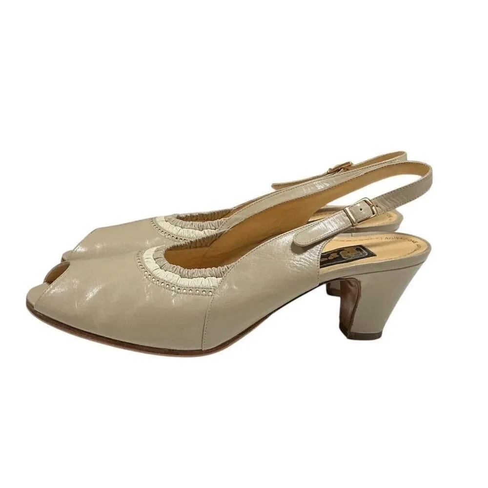 Peron slingback peeptoe